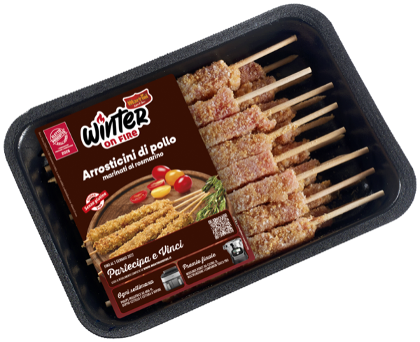 Arrosticini di pollo marinati al rosmarino